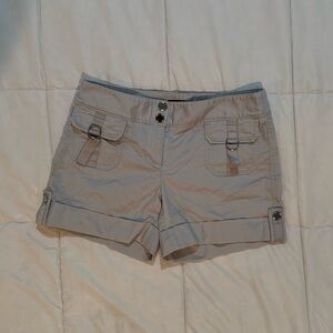 White House Black Market Light Tan Cargo Shorts